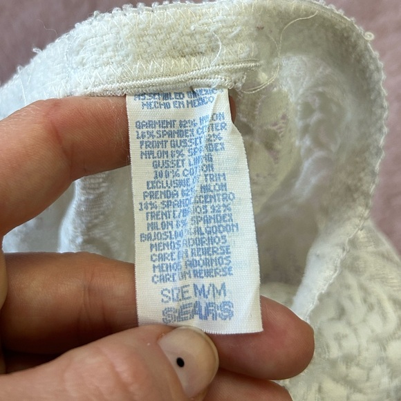 Vintage Sears High Waisted Satin and Lace Panty M - Picture 3 of 3